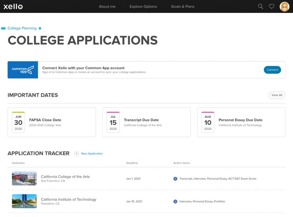 Making Application Management a Snap with Common App Xello