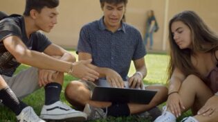 high school students discussing future options